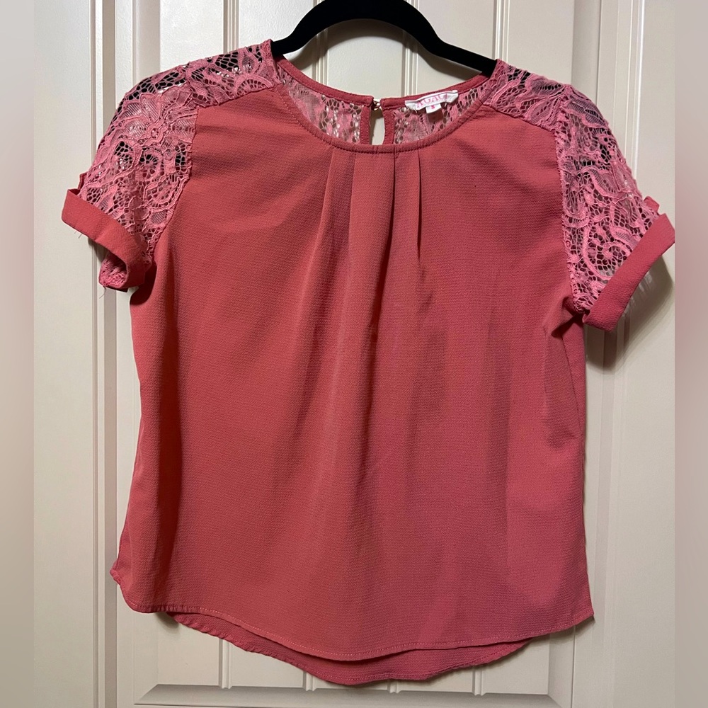 A’gaci Salmon Blouse Small